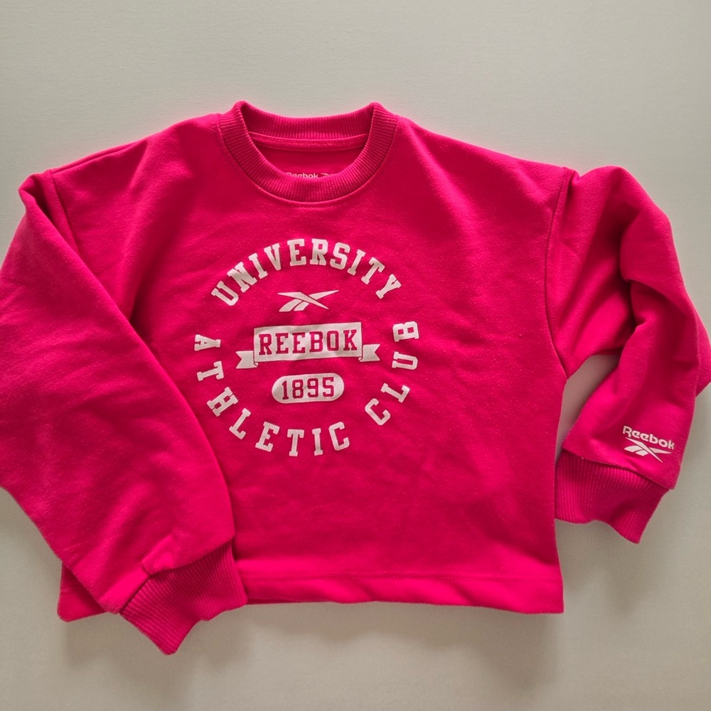 Reebok Kids Bright Pink University Sweatshirt